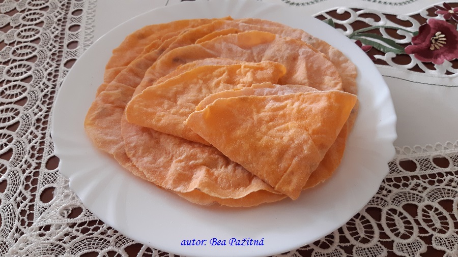 Bezlepkové batátové lokše